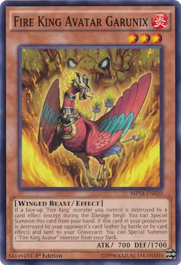 Fire King Avatar Garunix (MP14-EN020), 2014 Mega-Tins Mega Pack — Yu-Gi-Oh! card price