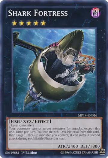 Shark Fortress (MP14-EN026), 2014 Mega-Tins Mega Pack — Yu-Gi-Oh! card price