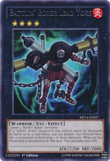 Battlin' Boxer Lead Yoke (MP14-EN027), 2014 Mega-Tins Mega Pack — Yu-Gi-Oh! card price