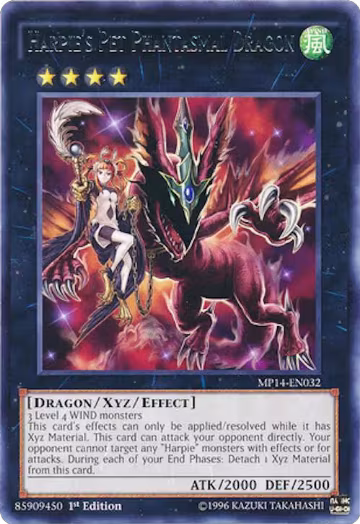 Harpie's Pet Phantasmal Dragon (MP14-EN032), 2014 Mega-Tins Mega Pack — Yu-Gi-Oh! card price