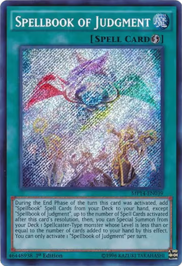 Spellbook of Judgment (MP14-EN039), 2014 Mega-Tins Mega Pack — Yu-Gi-Oh! card price
