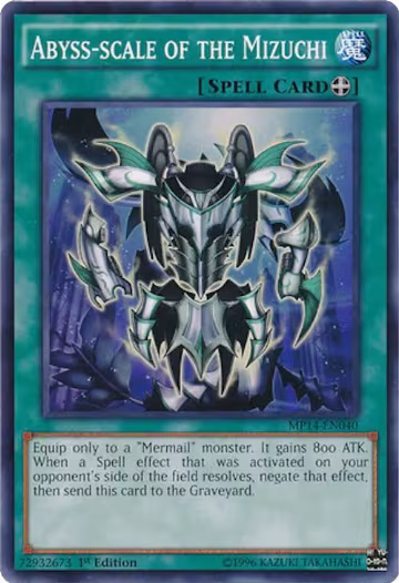 Abyss-scale of the Mizuchi (MP14-EN040), 2014 Mega-Tins Mega Pack — Yu-Gi-Oh! card price