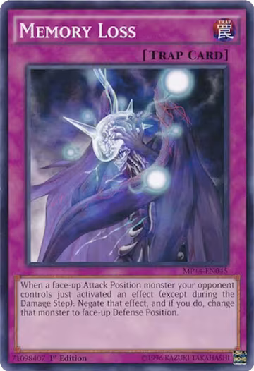 Memory Loss (MP14-EN045), 2014 Mega-Tins Mega Pack — Yu-Gi-Oh! card price