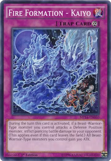 Fire Formation - Kaiyo (MP14-EN050), 2014 Mega-Tins Mega Pack — Yu-Gi-Oh! card price