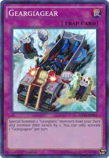 Geargiagear (MP14-EN052), 2014 Mega-Tins Mega Pack — Yu-Gi-Oh! card price