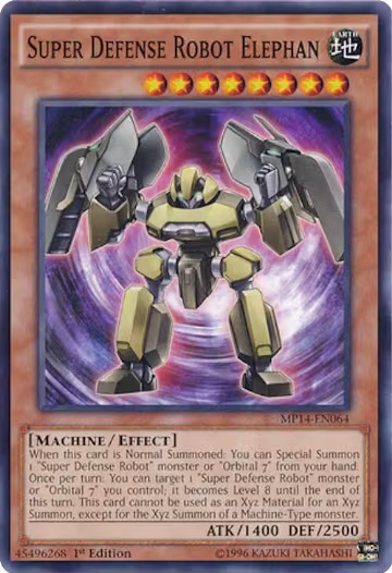 Super Defense Robot Elephan (MP14-EN064), 2014 Mega-Tins Mega Pack — Yu-Gi-Oh! card price