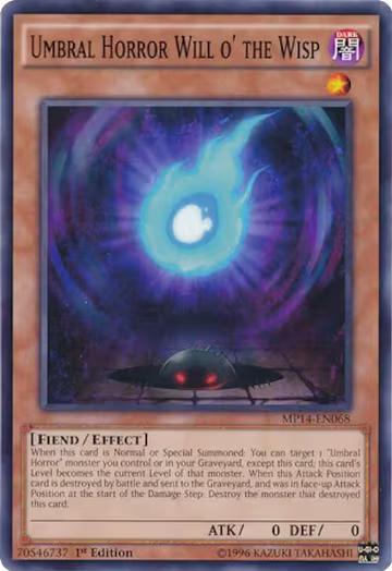 Umbral Horror Will o' the Wisp (MP14-EN068), 2014 Mega-Tins Mega Pack — Yu-Gi-Oh! card price