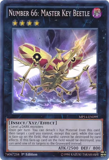 Number 66: Master Key Beetle (MP14-EN099), 2014 Mega-Tins Mega Pack — Yu-Gi-Oh! card price
