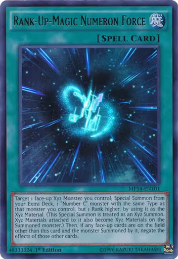 Rank-Up-Magic Numeron Force (MP14-EN101), 2014 Mega-Tins Mega Pack — Yu-Gi-Oh! card price