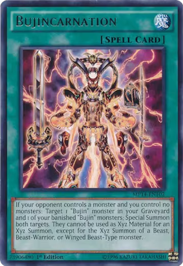 Bujincarnation (MP14-EN102), 2014 Mega-Tins Mega Pack — Yu-Gi-Oh! card price