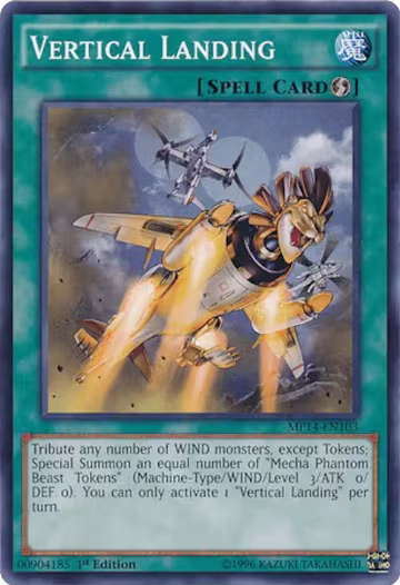 Vertical Landing (MP14-EN103), 2014 Mega-Tins Mega Pack — Yu-Gi-Oh! card price