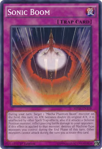 Sonic Boom (MP14-EN109), 2014 Mega-Tins Mega Pack — Yu-Gi-Oh! card price