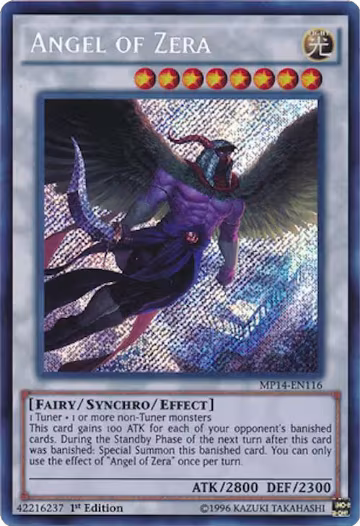 Angel of Zera (MP14-EN116), 2014 Mega-Tins Mega Pack — Yu-Gi-Oh! card price