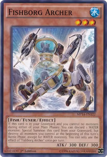 Fishborg Archer (MP14-EN122), 2014 Mega-Tins Mega Pack — Yu-Gi-Oh! card price