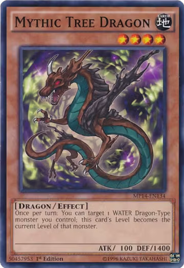 Mythic Tree Dragon (MP14-EN134), 2014 Mega-Tins Mega Pack — Yu-Gi-Oh! card price