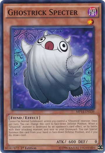 Ghostrick Specter (MP14-EN139), 2014 Mega-Tins Mega Pack — Yu-Gi-Oh! card price