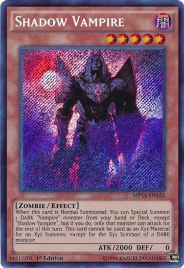 Shadow Vampire (MP14-EN152), 2014 Mega-Tins Mega Pack — Yu-Gi-Oh! card price