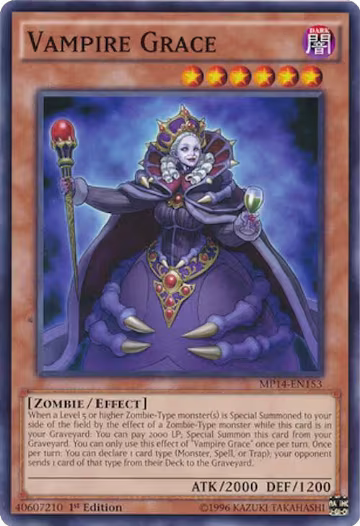 Vampire Grace (MP14-EN153), 2014 Mega-Tins Mega Pack — Yu-Gi-Oh! card price