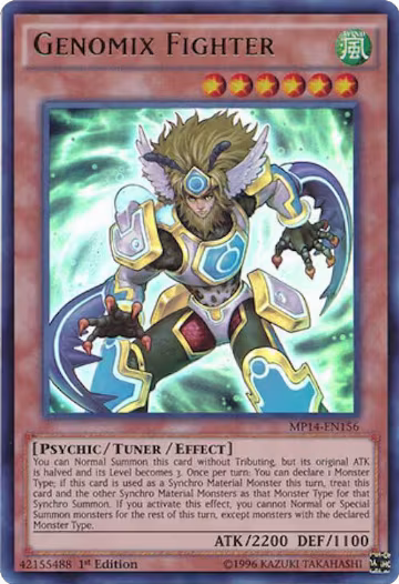 Genomix Fighter (MP14-EN156), 2014 Mega-Tins Mega Pack — Yu-Gi-Oh! card price