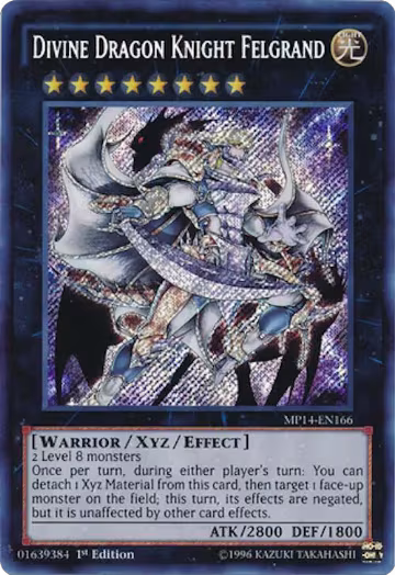 Divine Dragon Knight Felgrand (MP14-EN166) — card price