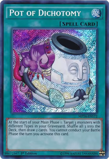 Pot of Dichotomy (MP14-EN172), 2014 Mega-Tins Mega Pack — Yu-Gi-Oh! card price