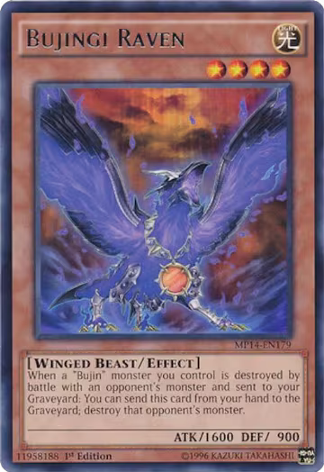 Bujingi Raven (MP14-EN179), 2014 Mega-Tins Mega Pack — Yu-Gi-Oh! card price