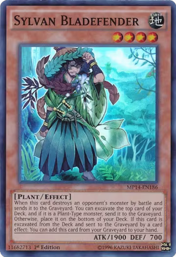 Sylvan Bladefender (MP14-EN186), 2014 Mega-Tins Mega Pack — Yu-Gi-Oh! card price