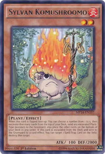 Sylvan Komushroomo (MP14-EN197), 2014 Mega-Tins Mega Pack — Yu-Gi-Oh! card price