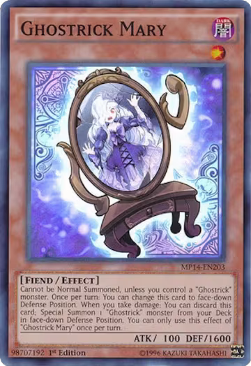Ghostrick Mary (MP14-EN203), 2014 Mega-Tins Mega Pack — Yu-Gi-Oh! card price