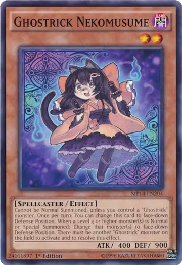 Ghostrick Nekomusume (MP14-EN204), 2014 Mega-Tins Mega Pack — Yu-Gi-Oh! card price