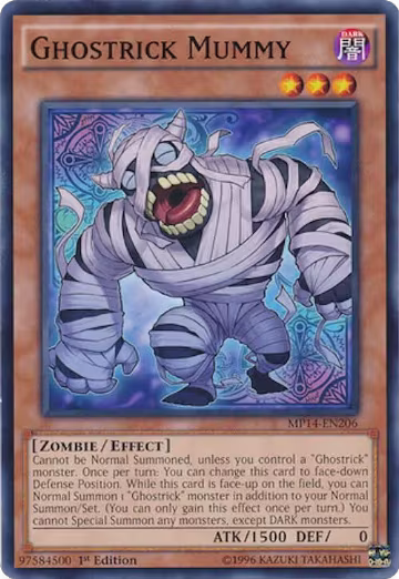 Ghostrick Mummy (MP14-EN206), 2014 Mega-Tins Mega Pack — Yu-Gi-Oh! card price