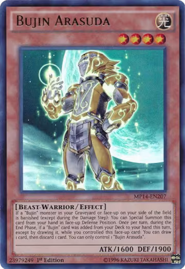 Bujin Arasuda (MP14-EN207), 2014 Mega-Tins Mega Pack — Yu-Gi-Oh! card price
