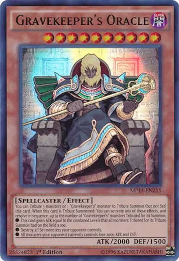Gravekeeper's Oracle (MP14-EN215), 2014 Mega-Tins Mega Pack — Yu-Gi-Oh! card price
