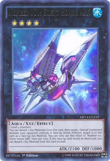 Number 101: Silent Honor ARK (MP14-EN219), 2014 Mega-Tins Mega Pack — Yu-Gi-Oh! card price