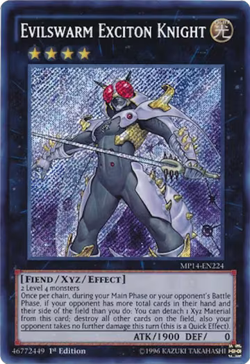 Evilswarm Exciton Knight (MP14-EN224) — card price
