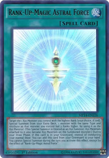 Rank-Up-Magic Astral Force (MP14-EN226), 2014 Mega-Tins Mega Pack — Yu-Gi-Oh! card price
