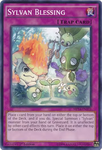 Sylvan Blessing (MP14-EN232), 2014 Mega-Tins Mega Pack — Yu-Gi-Oh! card price