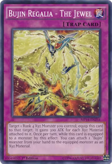 Bujin Regalia - The Jewel (MP14-EN234), 2014 Mega-Tins Mega Pack — Yu-Gi-Oh! card price