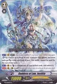 Goddess of Law, Justitia (A) (PR/0104EN A), Promo Cards — Vanguard card price
