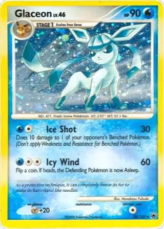Glaceon - 20/100 (DP Majestic Dawn) (020/100), Deck Exclusives — Pokémon card price