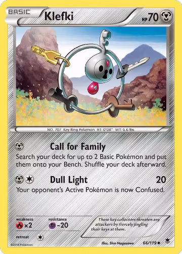 Klefki (66/119), XY - Phantom Forces — Pokémon card price