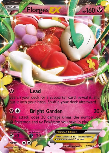 Florges EX (67/119), XY - Phantom Forces — Pokémon card price