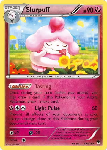 Slurpuff (69/119), XY - Phantom Forces — Pokémon card price