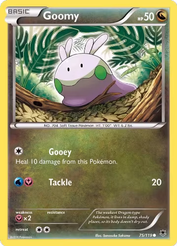 Goomy (75/119), XY - Phantom Forces — Pokémon card price
