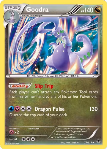 Goodra (77/119), XY - Phantom Forces — Pokémon card price