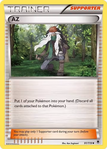 AZ (91/119), XY - Phantom Forces — Pokémon card price