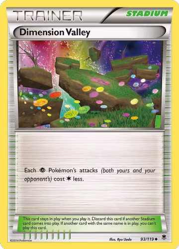 Dimension Valley (93/119), XY - Phantom Forces — Pokémon card price