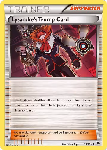 Lysandre's Trump Card (99/119), XY - Phantom Forces — Pokémon card price