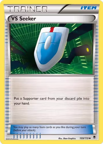 VS Seeker (109/119), XY - Phantom Forces — Pokémon card price