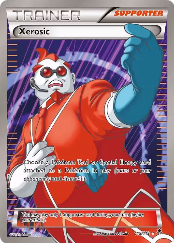 Xerosic (119 Full Art) (119/119), XY - Phantom Forces — Pokémon card price